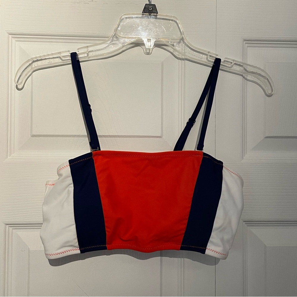 Red white and blue bikini set